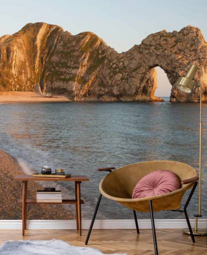 Decorazione murale con pareti rocciose