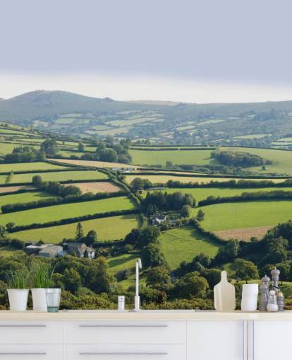 Rolling Green Hills Devon Taustakuva