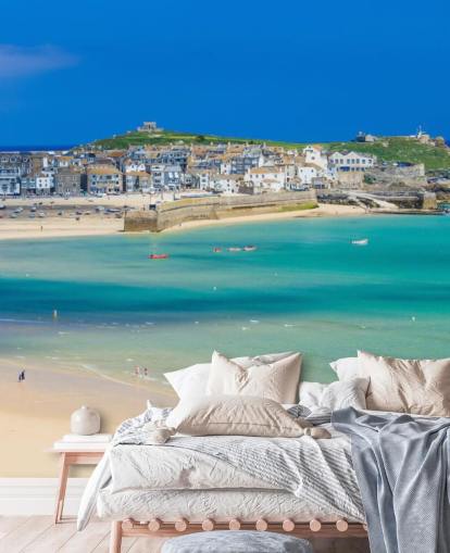 St Ives Panoramic Beach Taustakuva St Ives Panoramic Beach Taustakuva