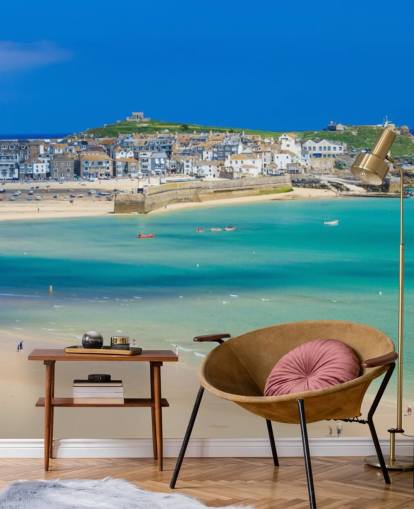 St Ives Panoramic Beach Wallpaper St Ives Panoramic Beach Wallpaper