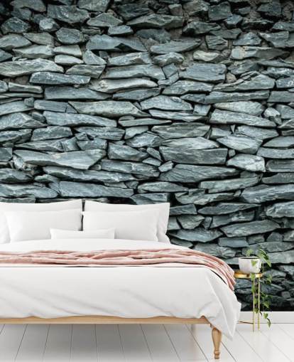 Black and Grey Stone Wallpaper Mural Black and Grey Stone Wallpaper Mural