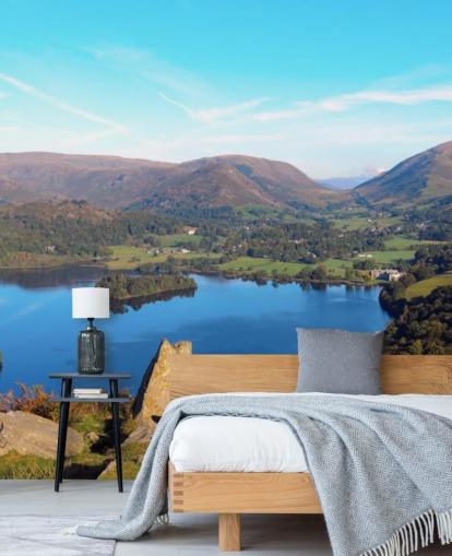 Lake Countryside Wall Mural