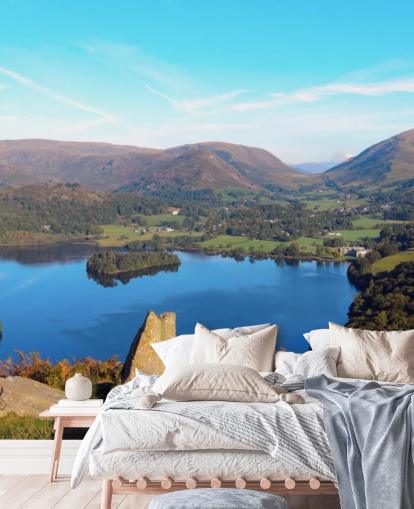 Lake Countryside Wall Mural