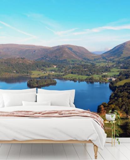 Lake Countryside Wall Mural