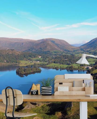 Grasmere from Loughrigg Fell Lake Wallpaper Grasmere from Loughrigg Fell Lake Wallpaper