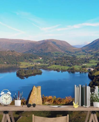 Lake Countryside Wall Mural