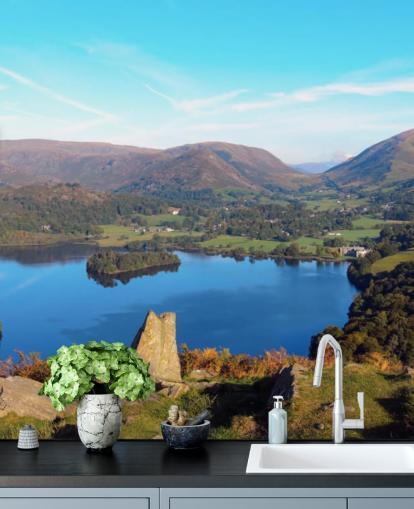 Lake Countryside Veggmaleri