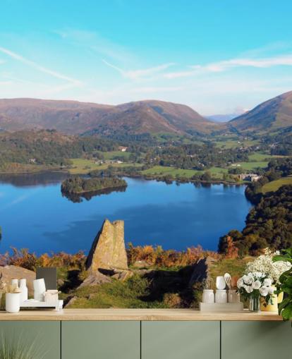 Lake Landsbygd Väggmålning