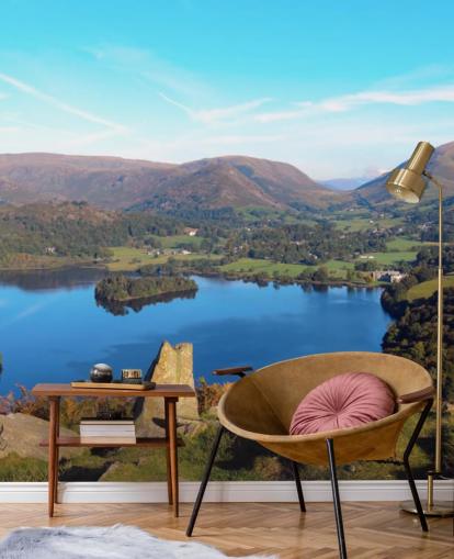 Lake Countryside Wall Mural