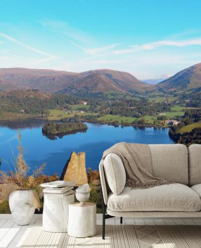 Grasmere from Loughrigg Fell Lake Wallpaper