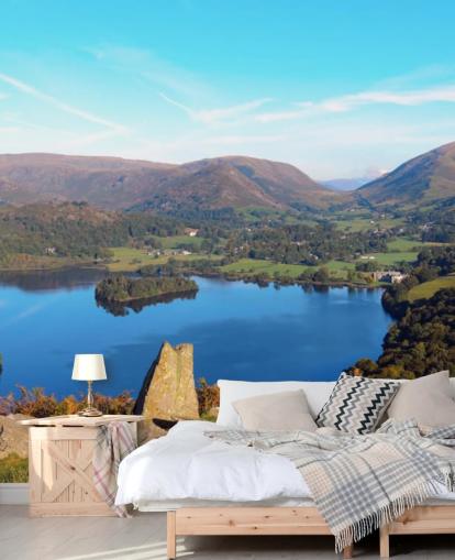 Grasmere from Loughrigg Fell Lake Wallpaper