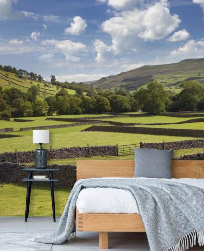mural de papel pintado personalizable de campo llamado Rural Yorkshire para residencias de ancianos y negocios mural de papel pintado personalizable de campo llamado Rural Yorkshire para residencias de ancianos y negocios