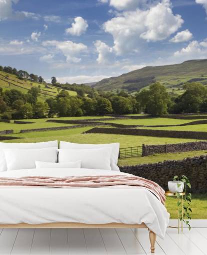 countryside customizable wallpaper mural called Rural Yorkshire for care homes and businesses