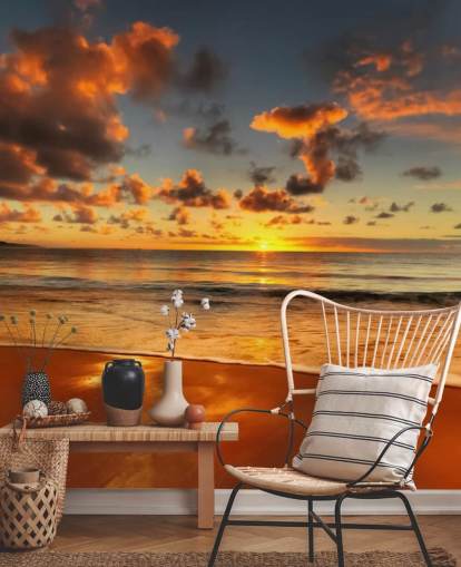 orange beach and sunset wallpaper orange beach and sunset wallpaper