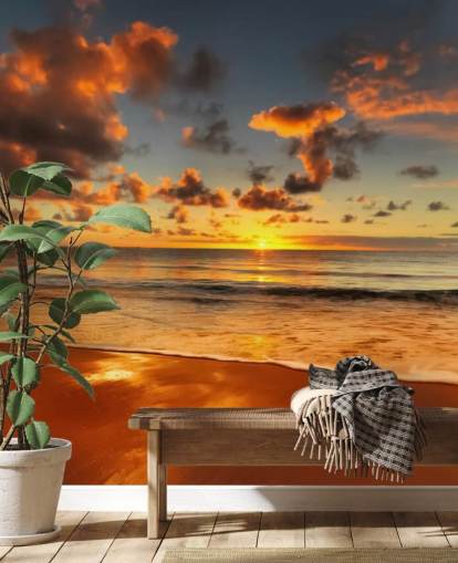 orange beach and sunset wallpaper orange beach and sunset wallpaper