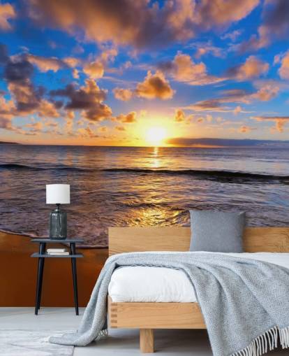 Calm Sunset Beach Wall Mural