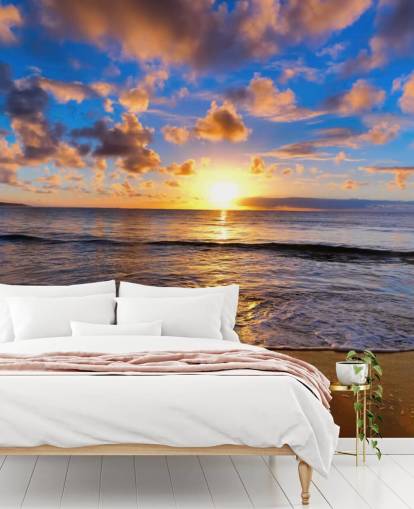 Mural de Parede Calma Sunset Beach