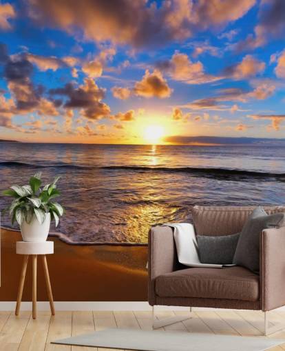 Mural de Parede Calma Sunset Beach