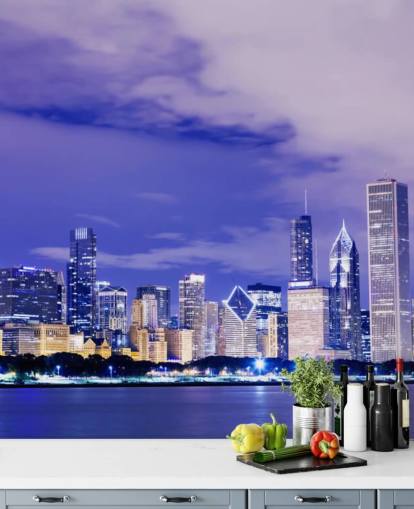 Chicago binnenstad Chicago Downtown Wallpaper 