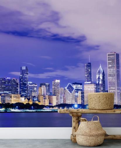 Centro de Chicago Chicago Downtown Wallpaper 