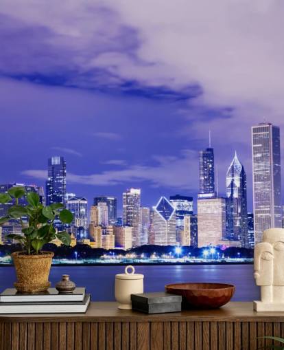 Centro de Chicago Chicago Downtown Wallpaper 