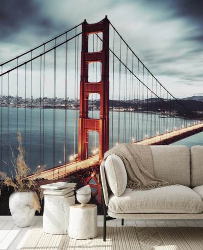 rode gouden poortbrug san francisco behang