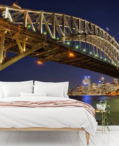 sydney silta yöllä tapetti