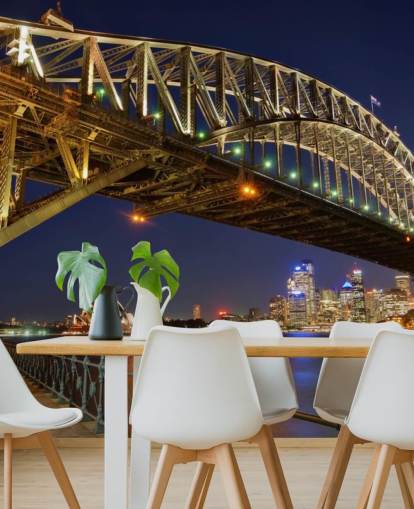 sydney silta yöllä tapetti