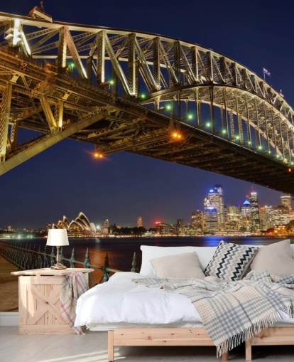 pont de Sydney la nuit fond d'écran