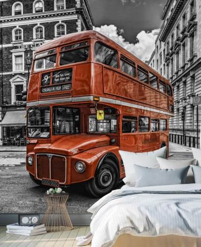 Londoner Bus-Tapete
