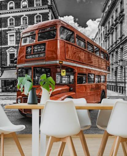 Londoner Bus-Tapete Londoner Bus-Tapete