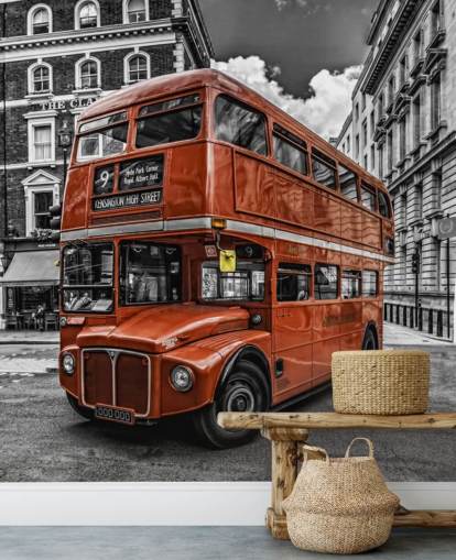 Carta da parati London Bus