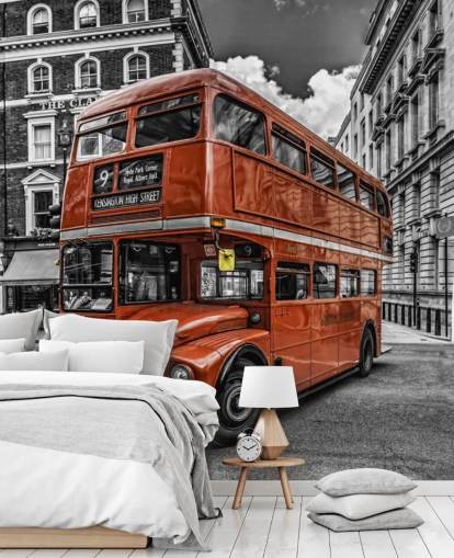 Londoner Bus-Tapete