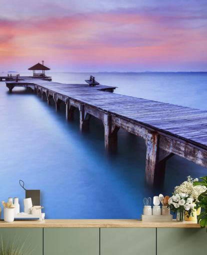 Papel de Parede Jetty and Large Lake