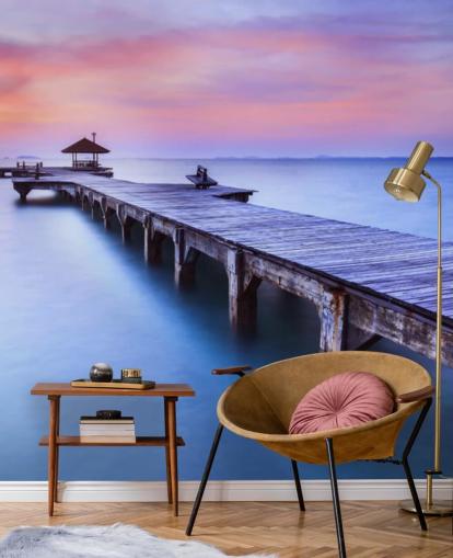 Papel de Parede Jetty and Large Lake