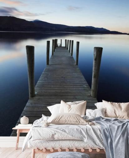 Pier Lake Wallpaper