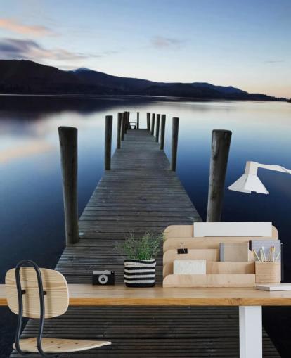 Pier Lake Wallpaper