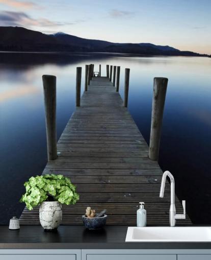 Pier Lake Wallpaper