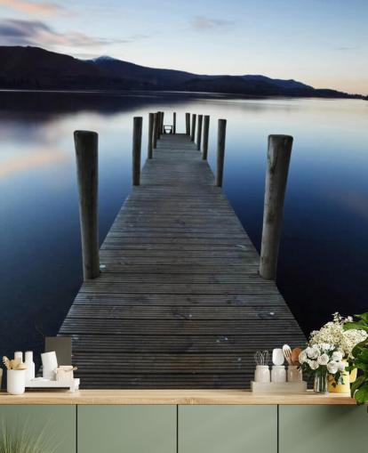 Pier Lake Wallpaper