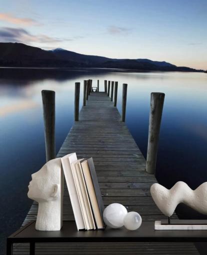 Papel de parede Pier Lake Papel de parede Pier Lake