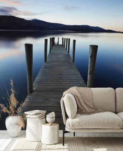Pier Lake Wallpaper