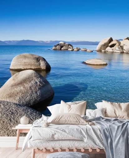 Carta da parati Blue Clear Lake