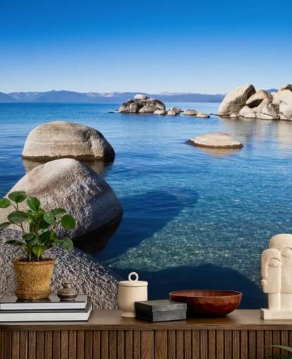 Blue Clear Lake Wallpaper