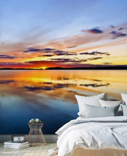 Sunset Ocean Wall Mural