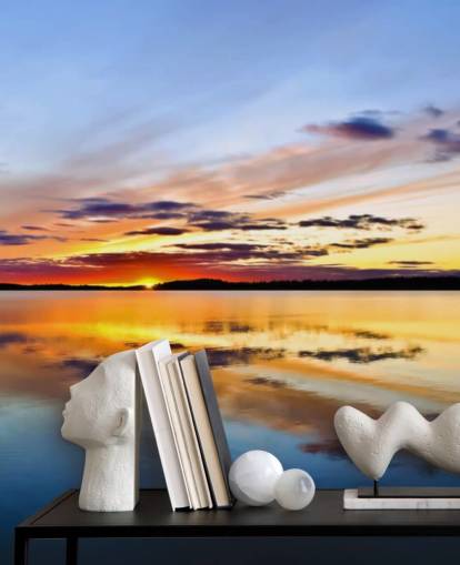 Sunset Ocean Wall Mural