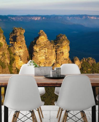 tre berg kikar på ett berg tapet tre berg kikar på ett berg tapet