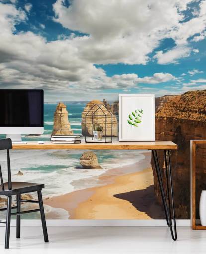 papel de parede australiano praia