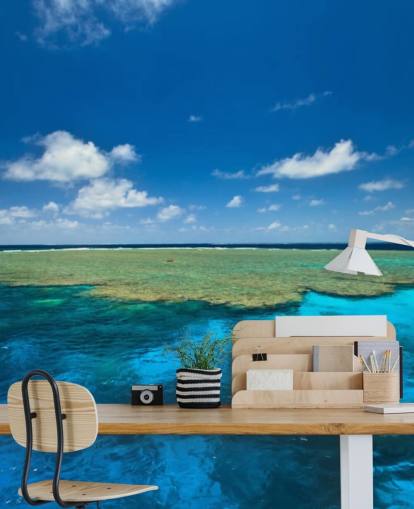 Beautiful Colors of Clam Gardens at Great Barrier Reef wallpaper