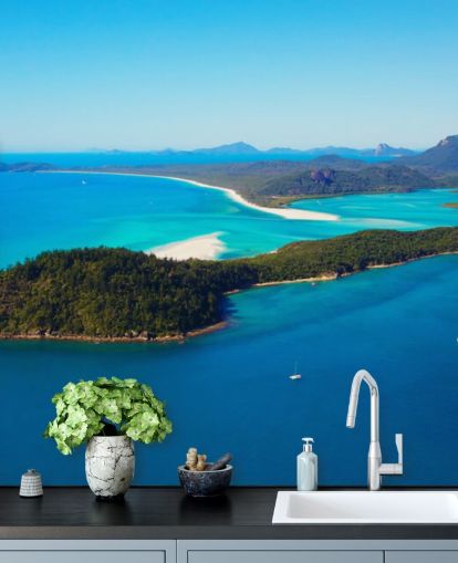 fondo de pantalla azul océano e islas en australia fondo de pantalla azul océano e islas en australia