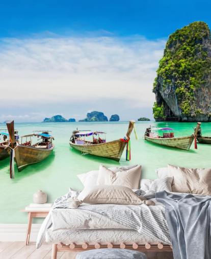 Longtail-Boote, Thailand Thailand Wallpaper Longtail-Boote, Thailand Thailand Wallpaper